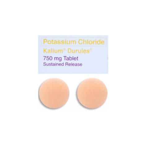 KALIUM, Potassium Chloride 750mg 1 Durule  .